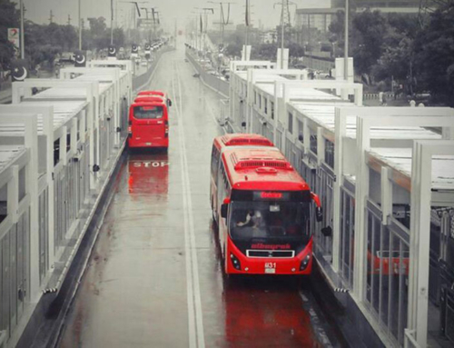 Lahore Metrobus System, Pakistan.