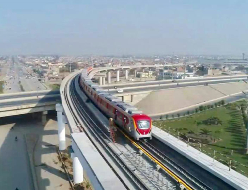 Orange Line Metro Train System, Pakistan.